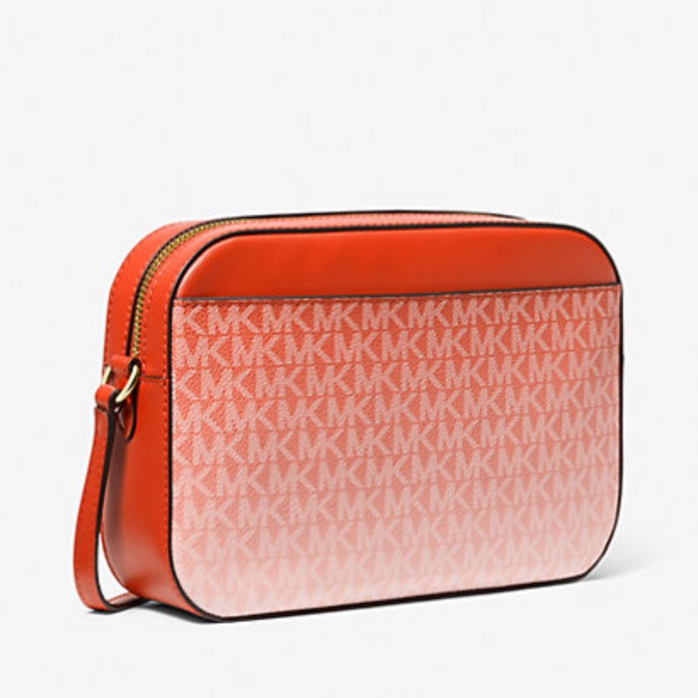 MICHAEL KORS Jet Set Large Ombré Signature Logo Crossbody EW ZP CHAIN XBDY Bag - Picture 4 of 16